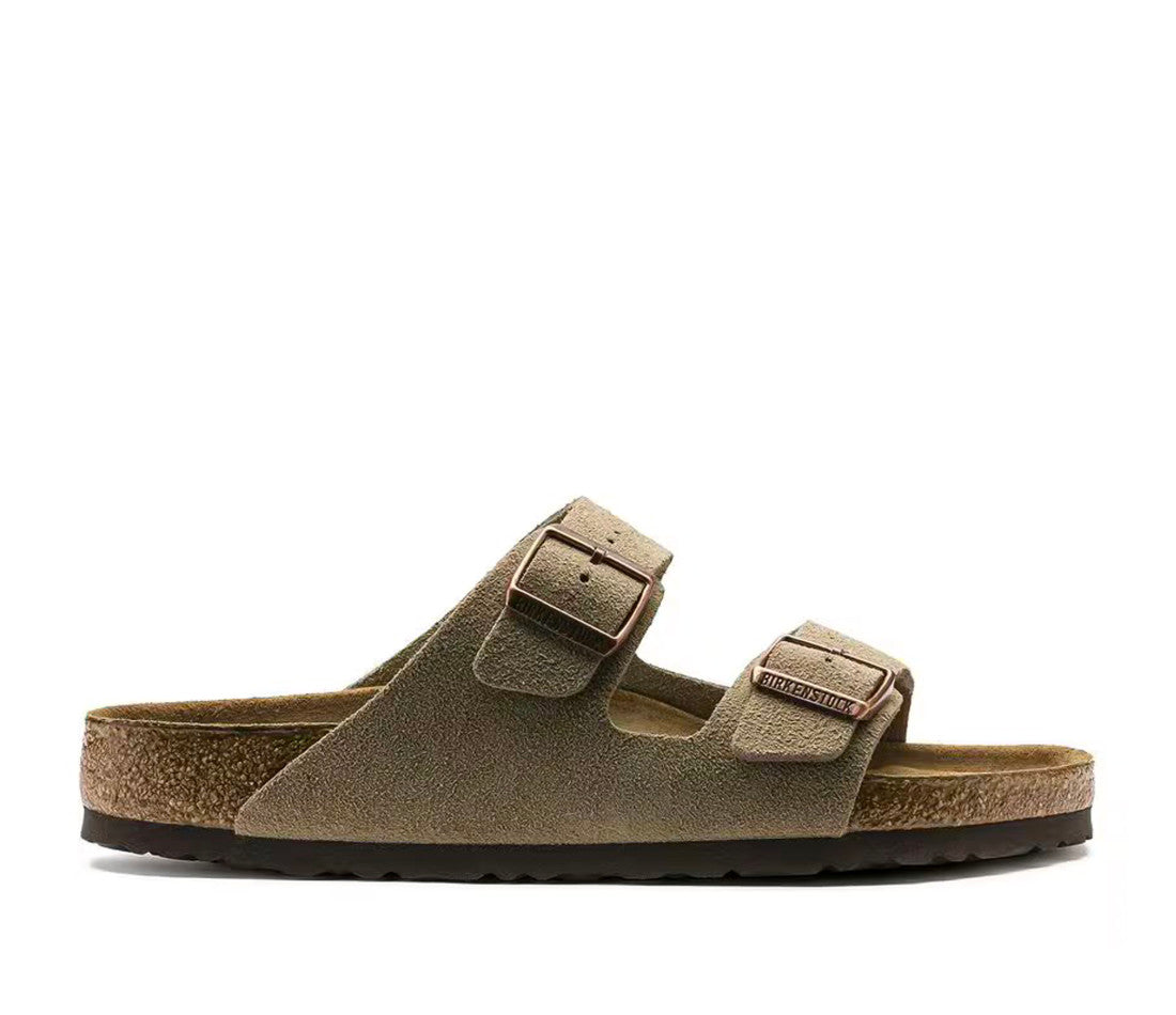 Birkenstock Arizona Soft Footbed Suede Taupe