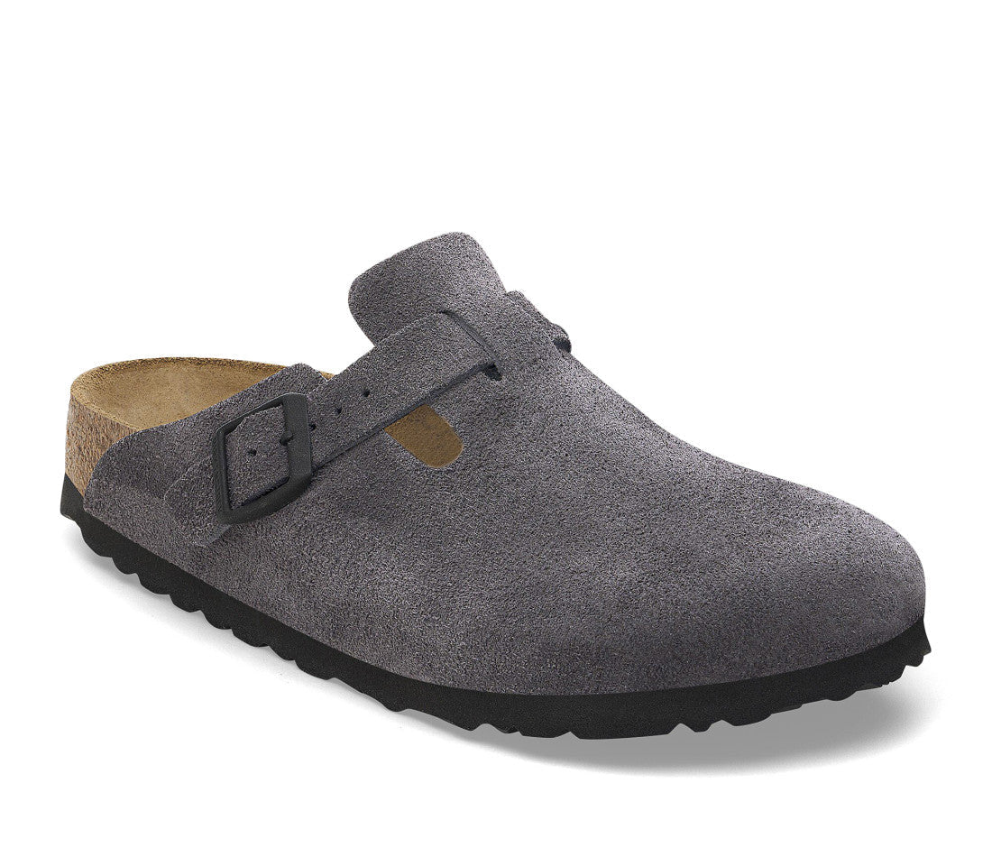 Birkenstock Boston Suede Velvet Grey