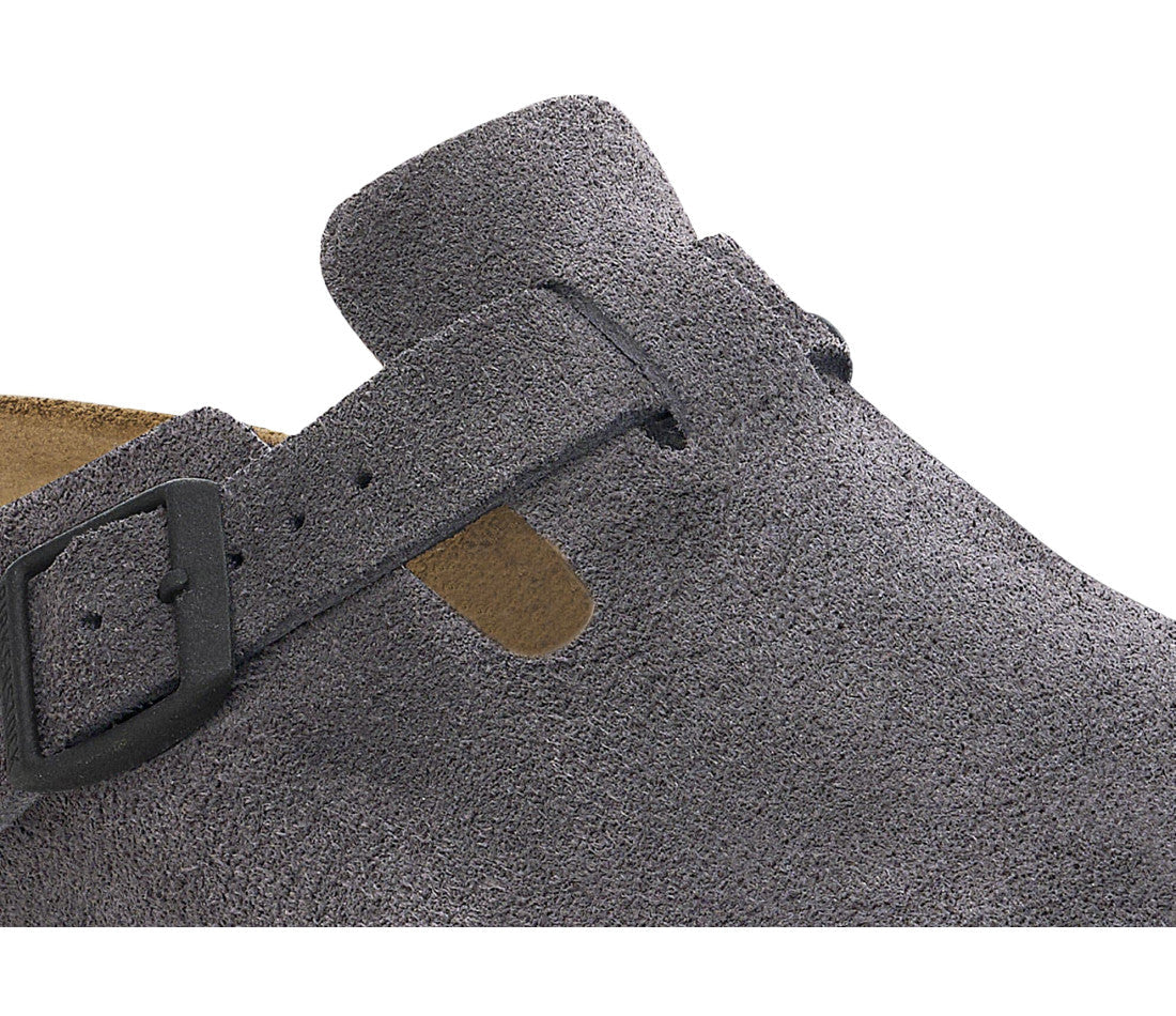 Birkenstock Boston Suede Velvet Grey