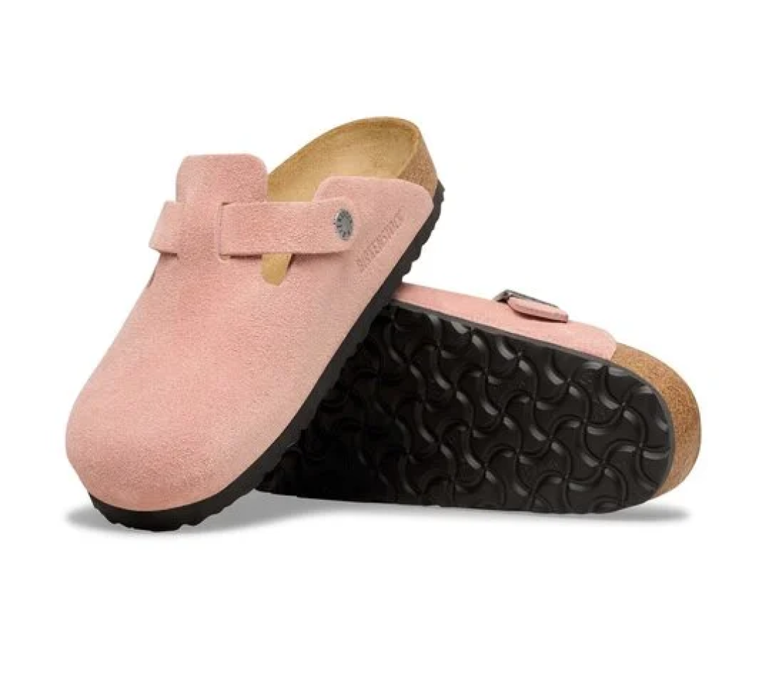 Birkenstock Boston Pink Clay Soft Footbed