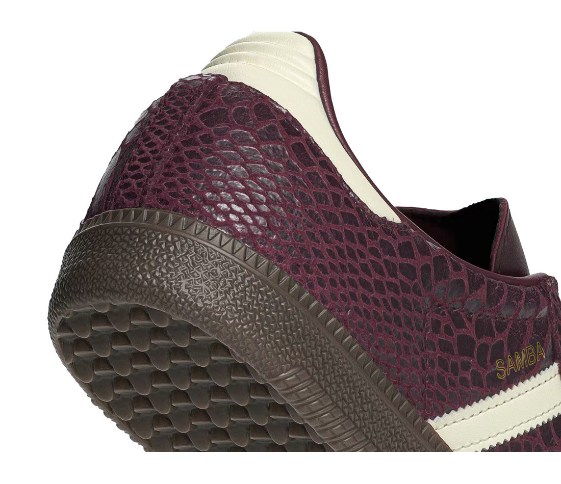 adidas Samba OG Snakeskin Maroon Cream White (W)