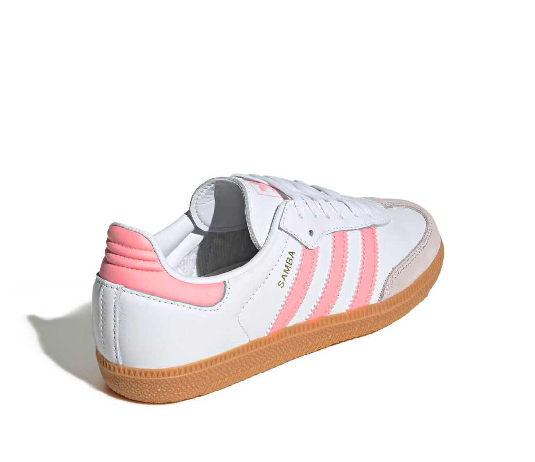 adidas Samba OG White Coral Pink (GS)