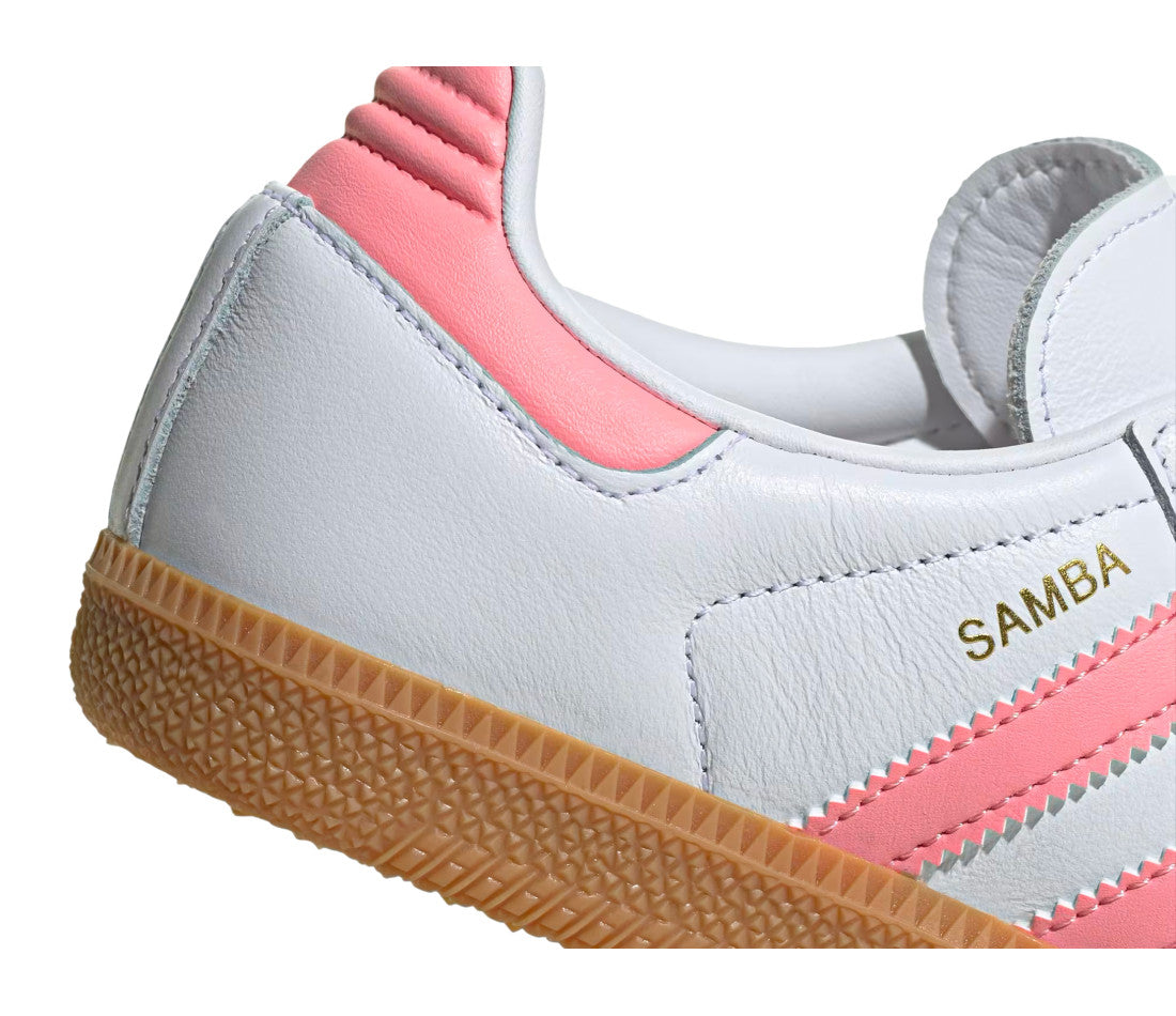 adidas Samba OG White Coral Pink (GS)