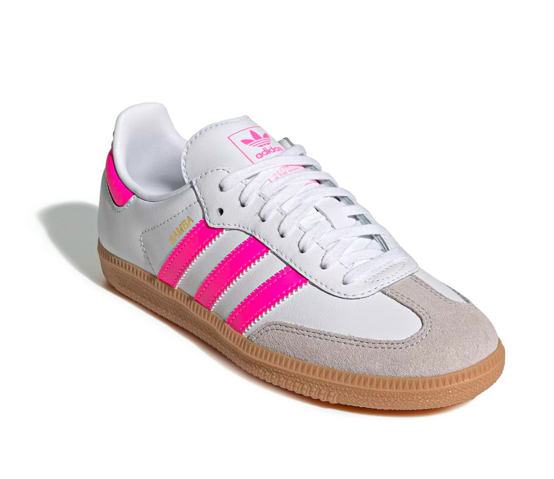 adidas Samba OG Cloud White Lucid Pink Gum (GS)
