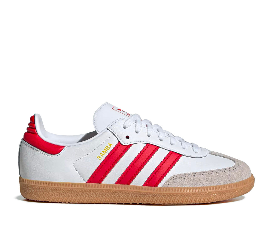 adidas Samba OG Cloud White Better Scarlet Gum (GS)