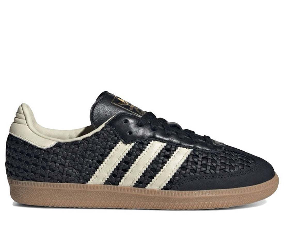adidas Samba OG Basketweave Black Cream White (Women's)