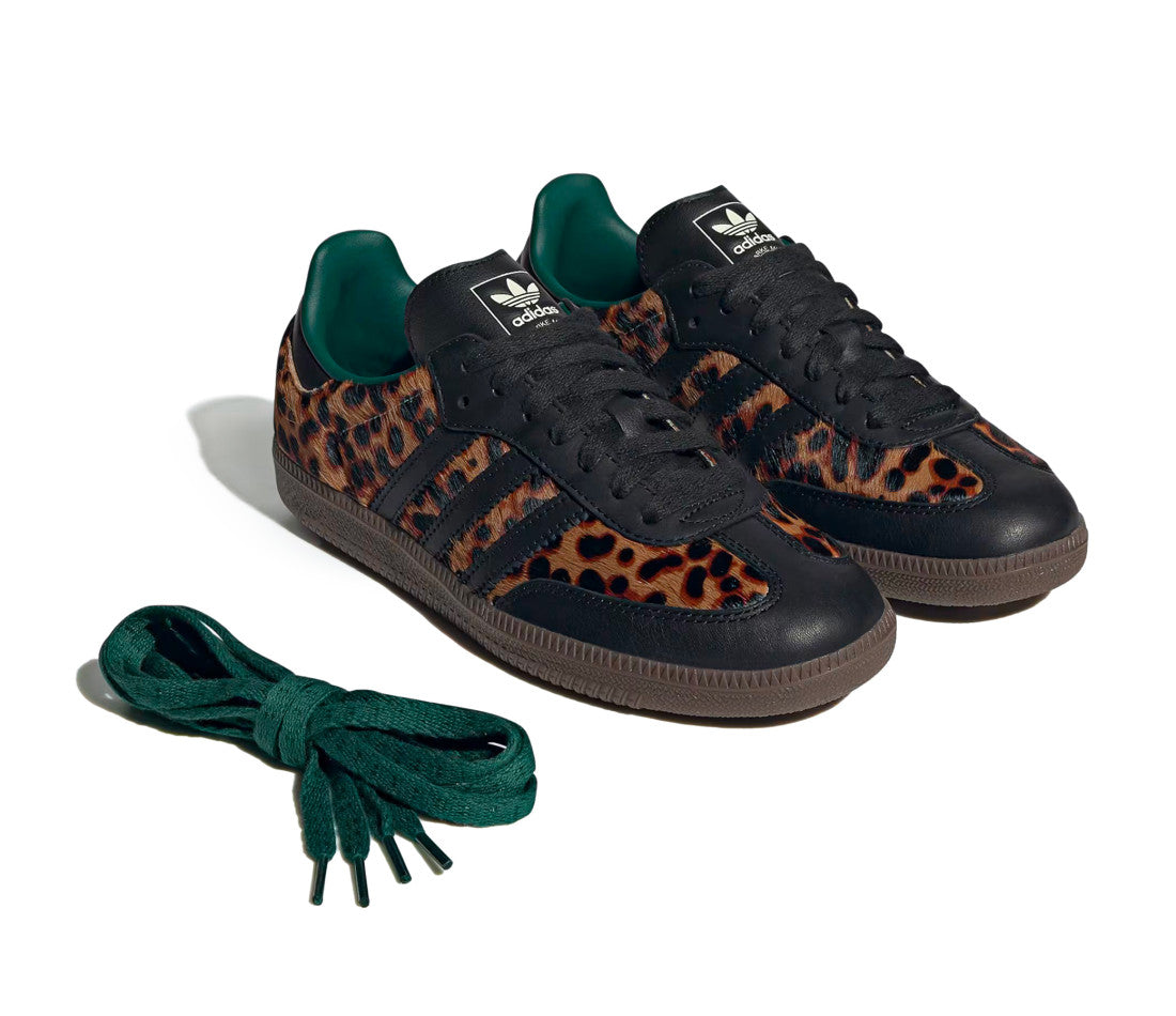 adidas Samba OG Black Green Leopard (W)