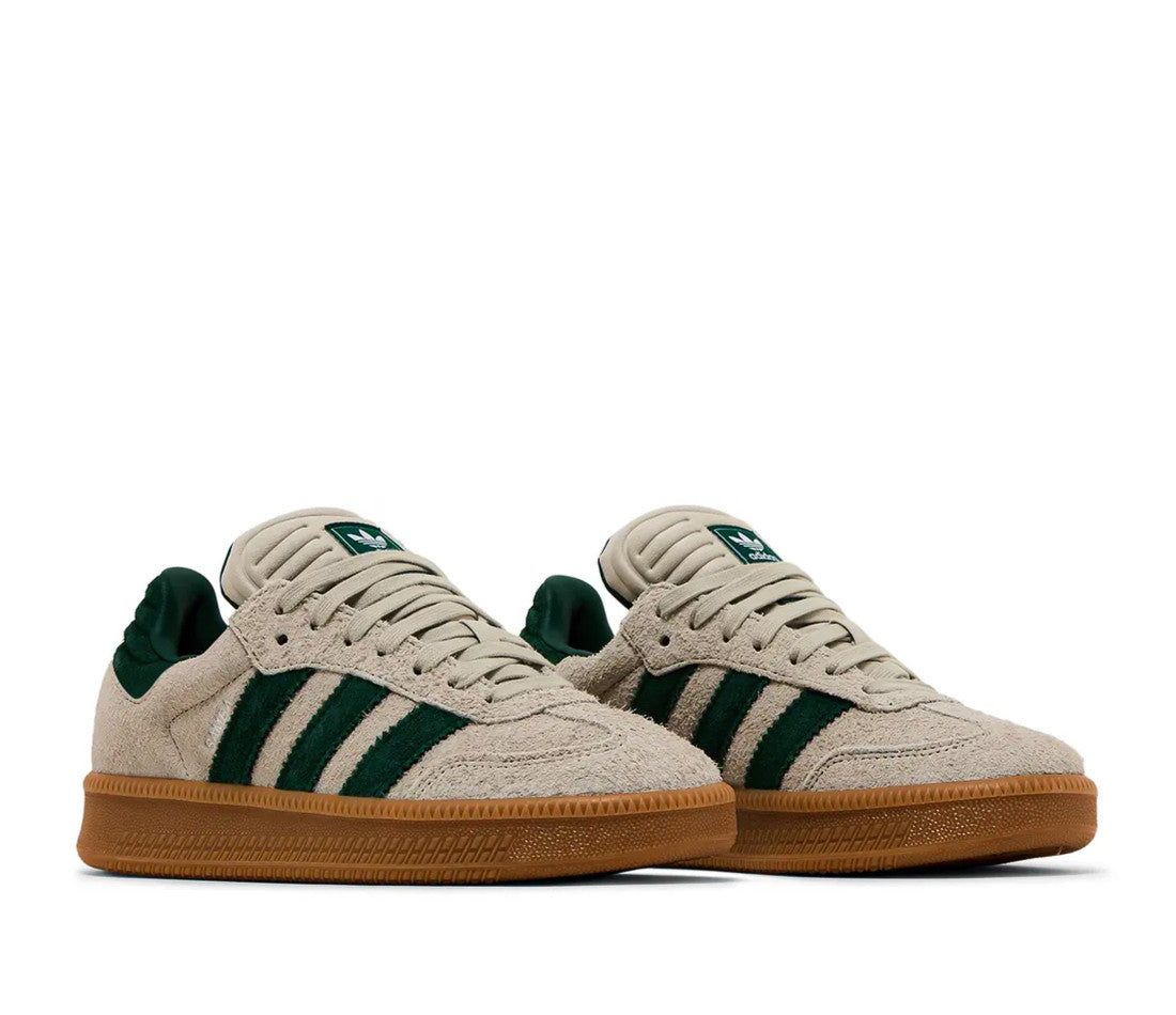 adidas Samba XLG Putty Grey Collegiate Green