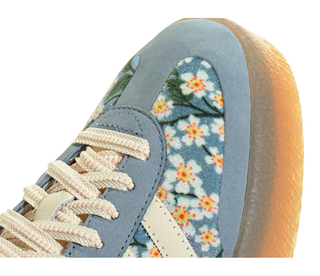 adidas Sambae Liberty London Floral Embroidery Blue Cream White (W)