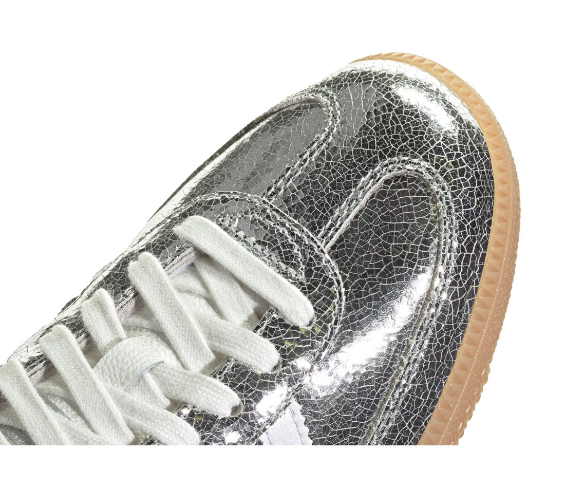 adidas Samba OG Silver Metallic Cracked Leather (W)