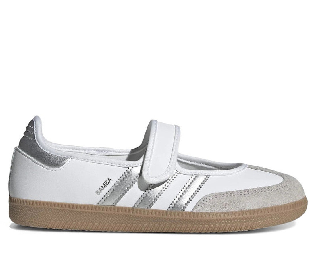 adidas Samba Jane White Silver Metallic (W)