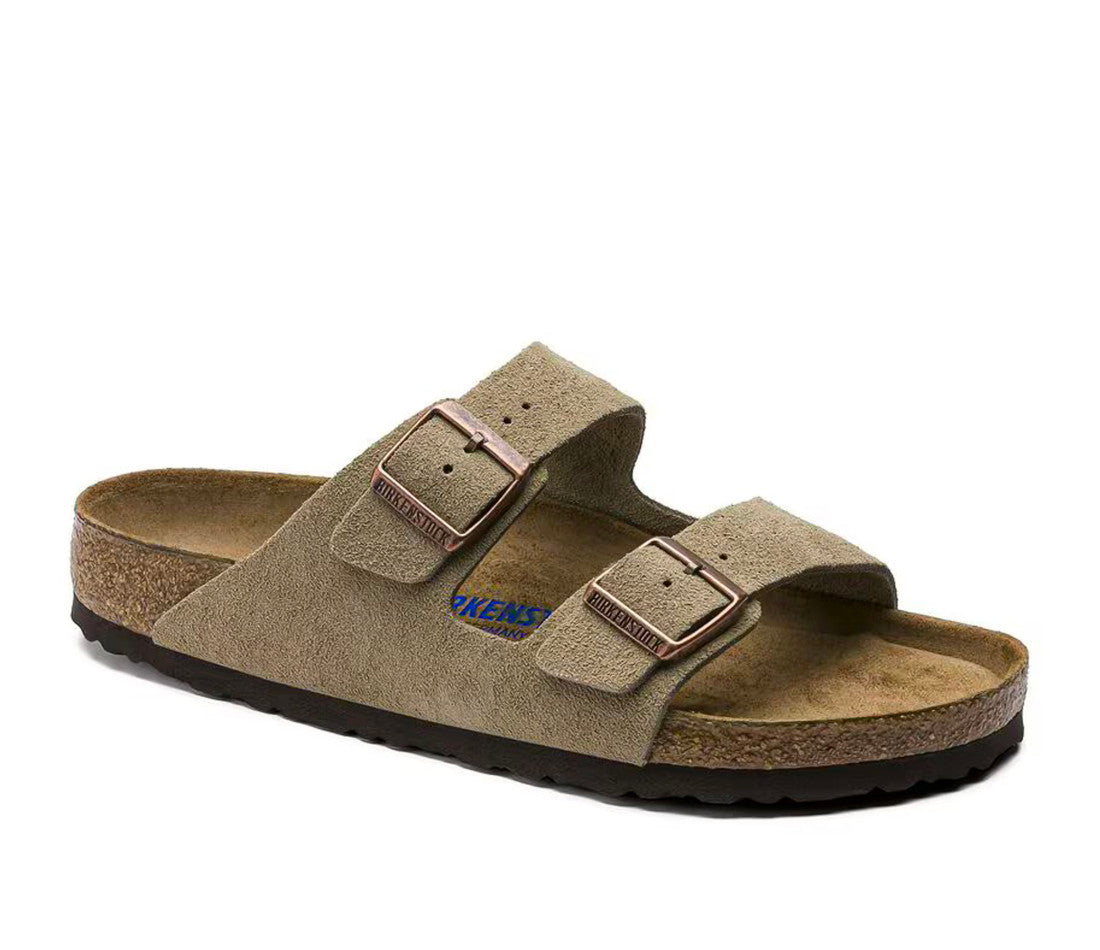 Birkenstock Arizona Soft Footbed Suede Taupe