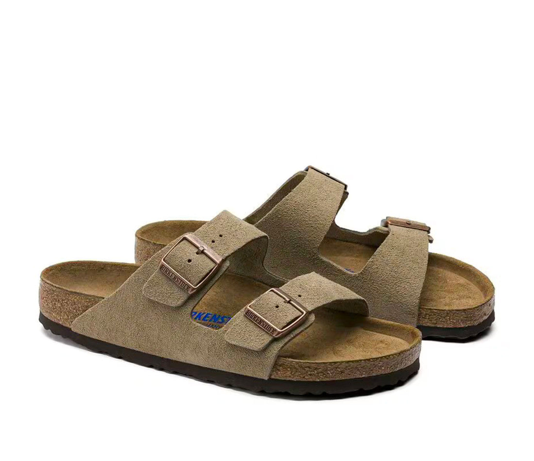 Birkenstock Arizona Soft Footbed Suede Taupe