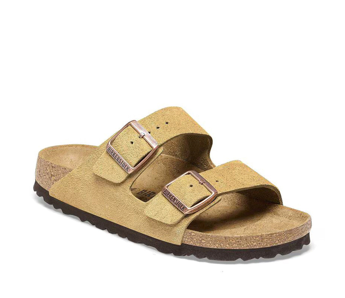 Birkenstock Arizona Suede Latte Cream