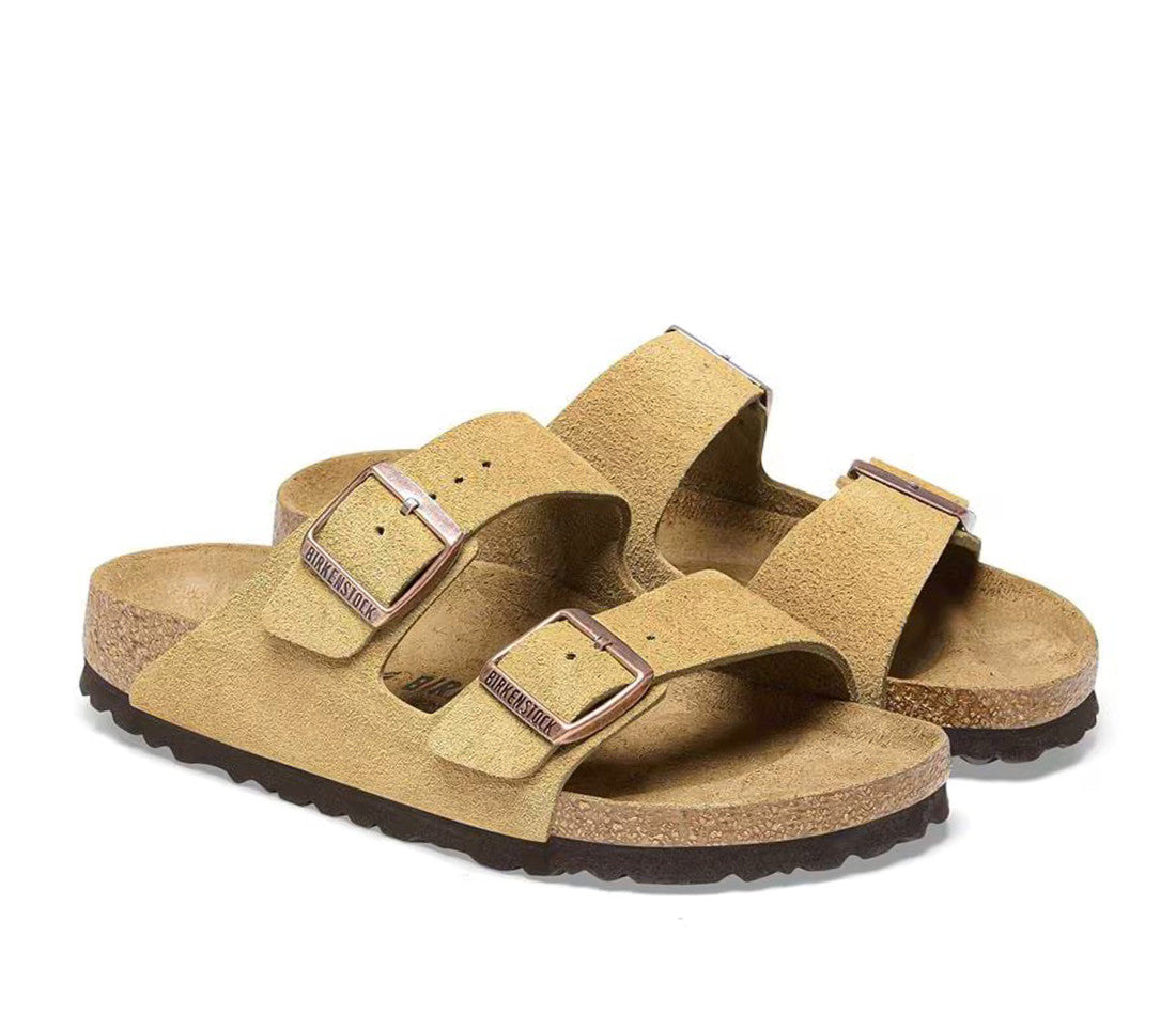 Birkenstock Arizona Suede Latte Cream