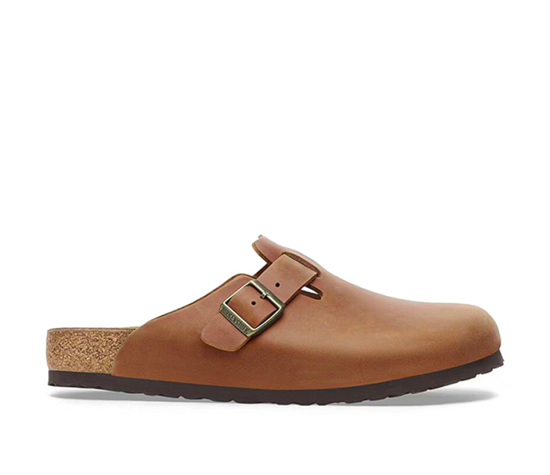 Birkenstock Boston Oiled Leather Cognac
