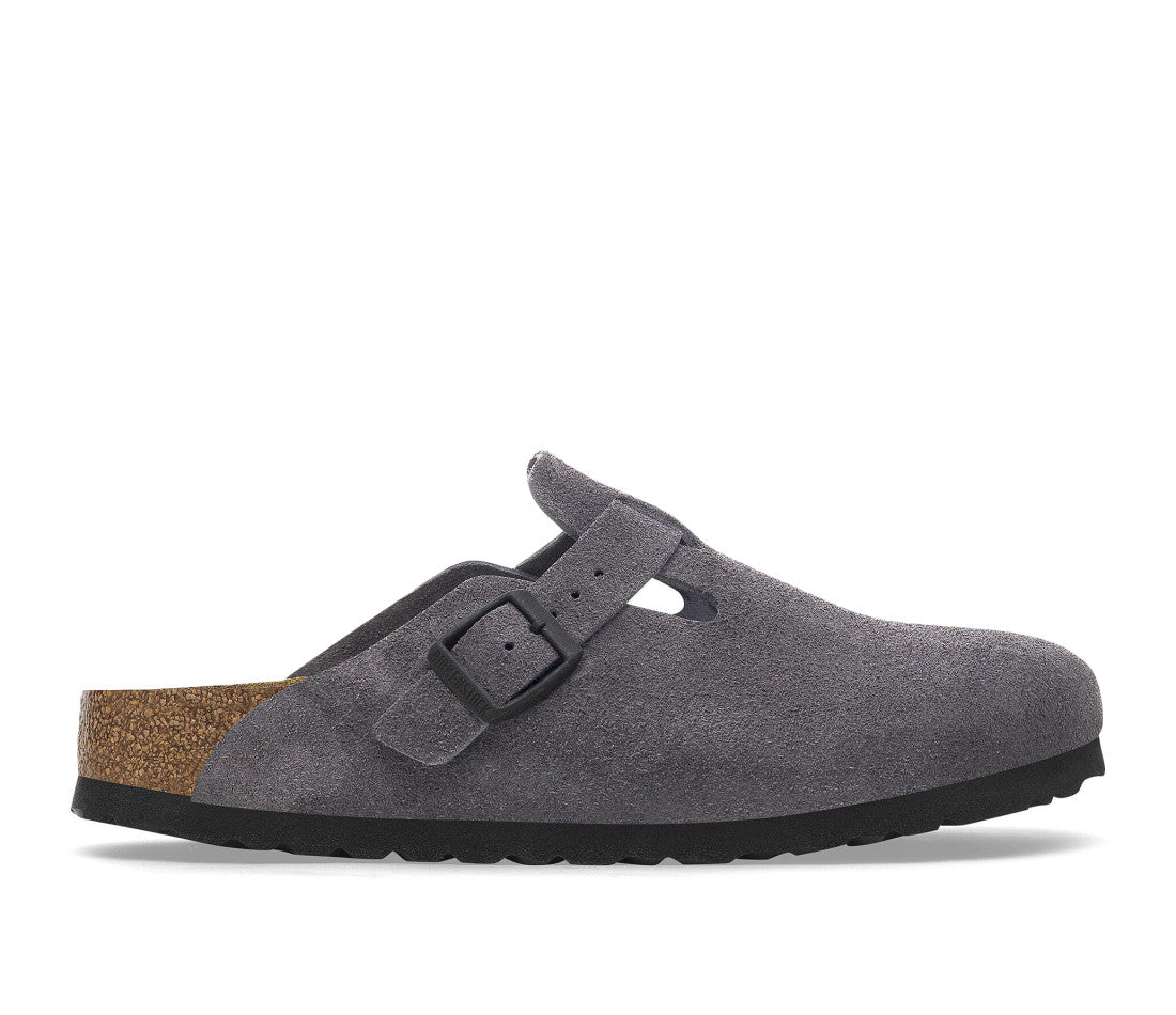 Birkenstock Boston Suede Velvet Grey