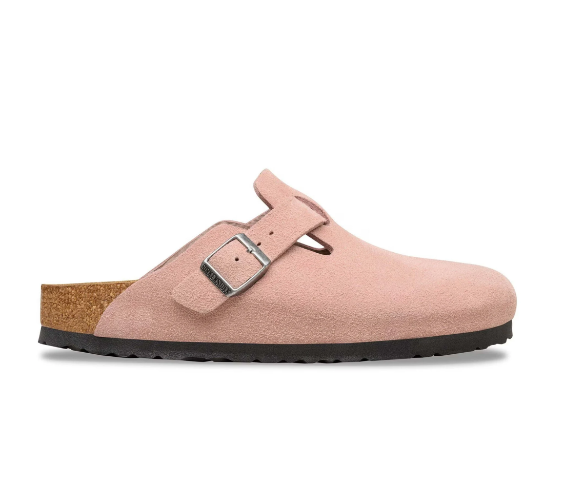 Birkenstock Boston Pink Clay Soft Footbed