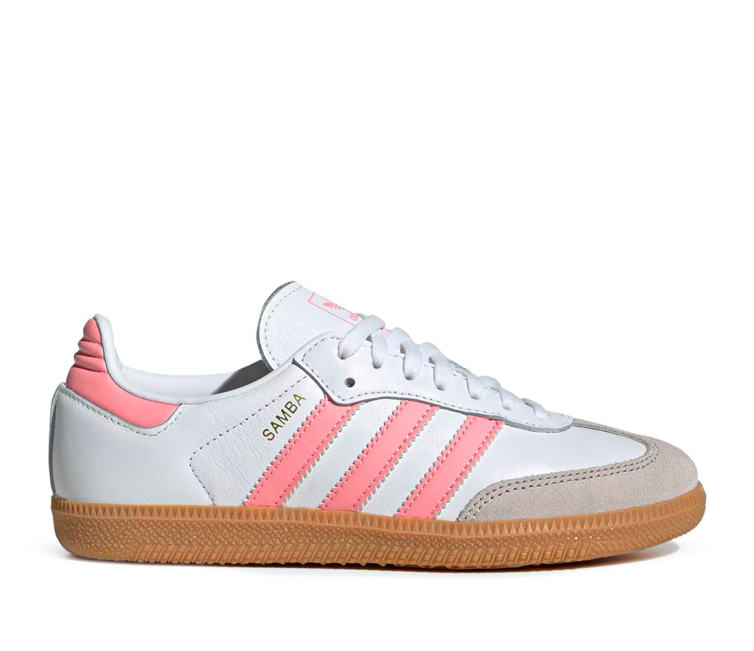 adidas Samba OG White Coral Pink (GS)
