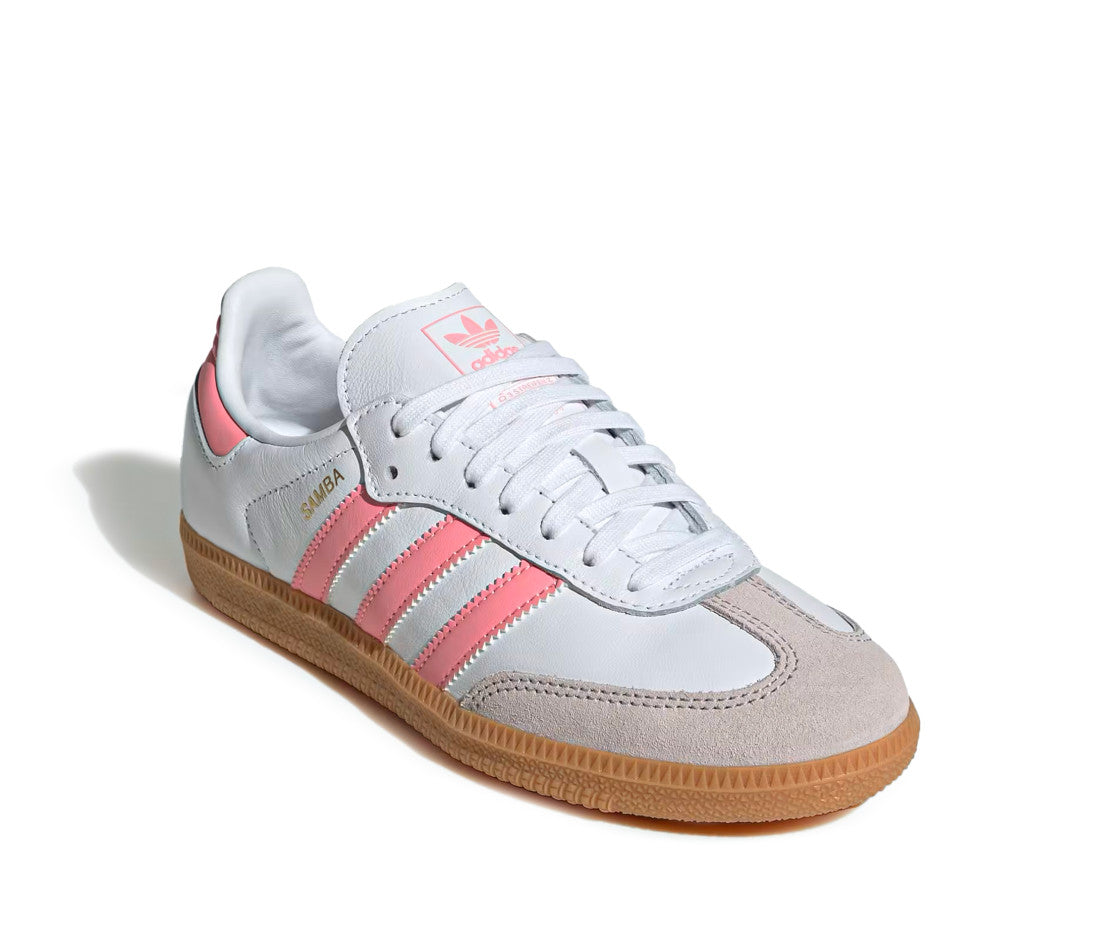adidas Samba OG White Coral Pink (GS)