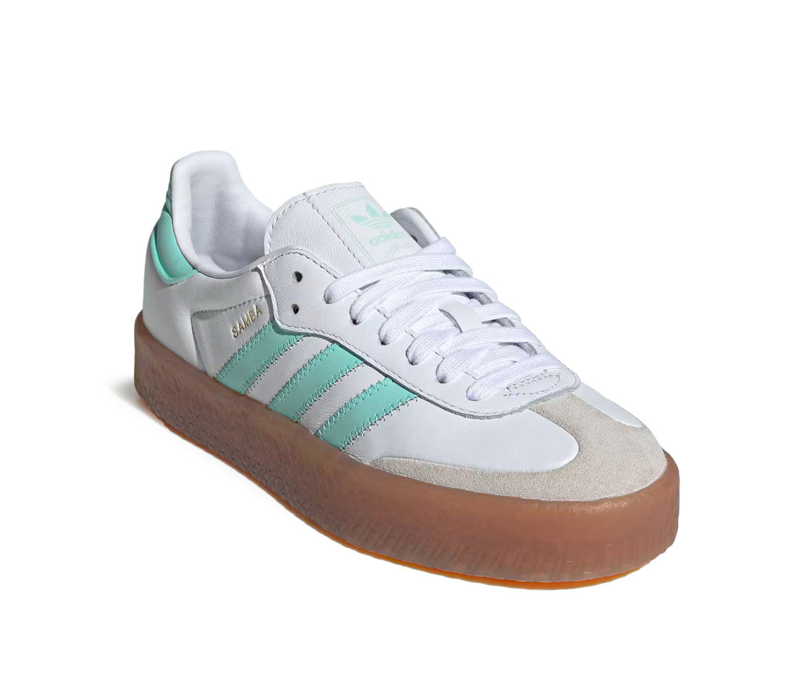 adidas Sambae Cloud White Clear Mint Gold Metallic (GS)