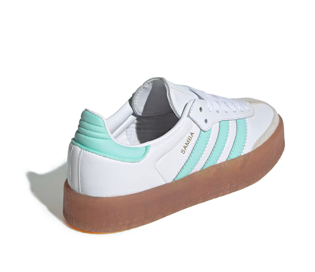 adidas Sambae Cloud White Clear Mint Gold Metallic (GS)