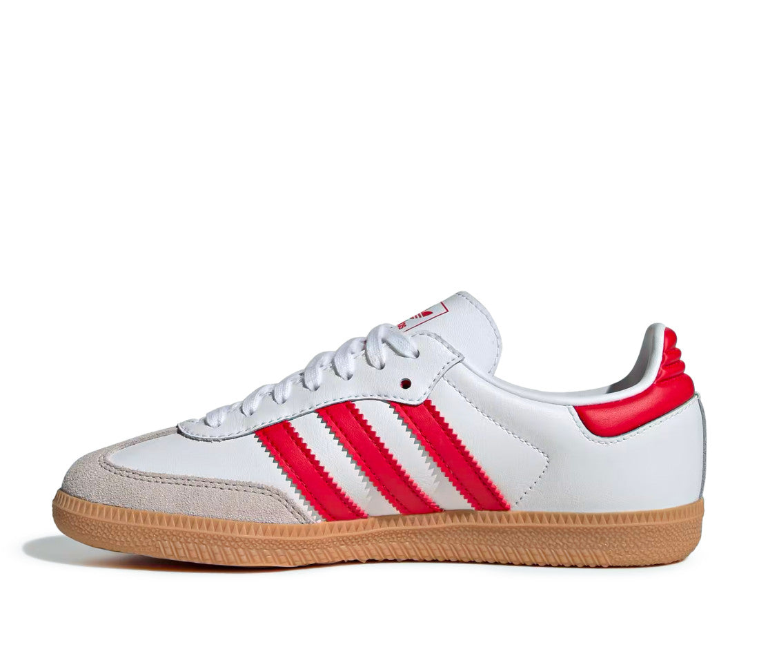 adidas Samba OG Cloud White Better Scarlet Gum (GS)