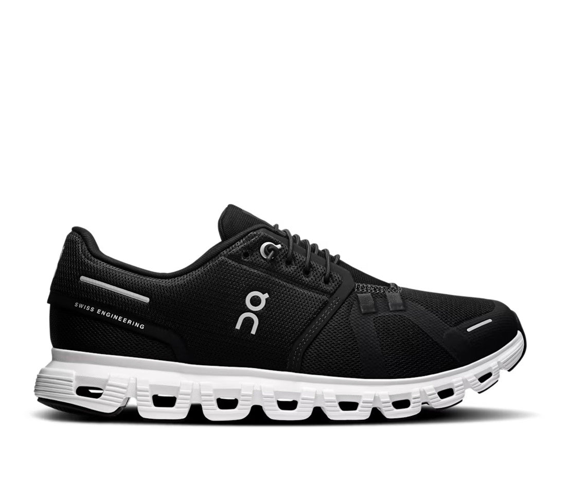 On Running Cloud 6 Black White (W)