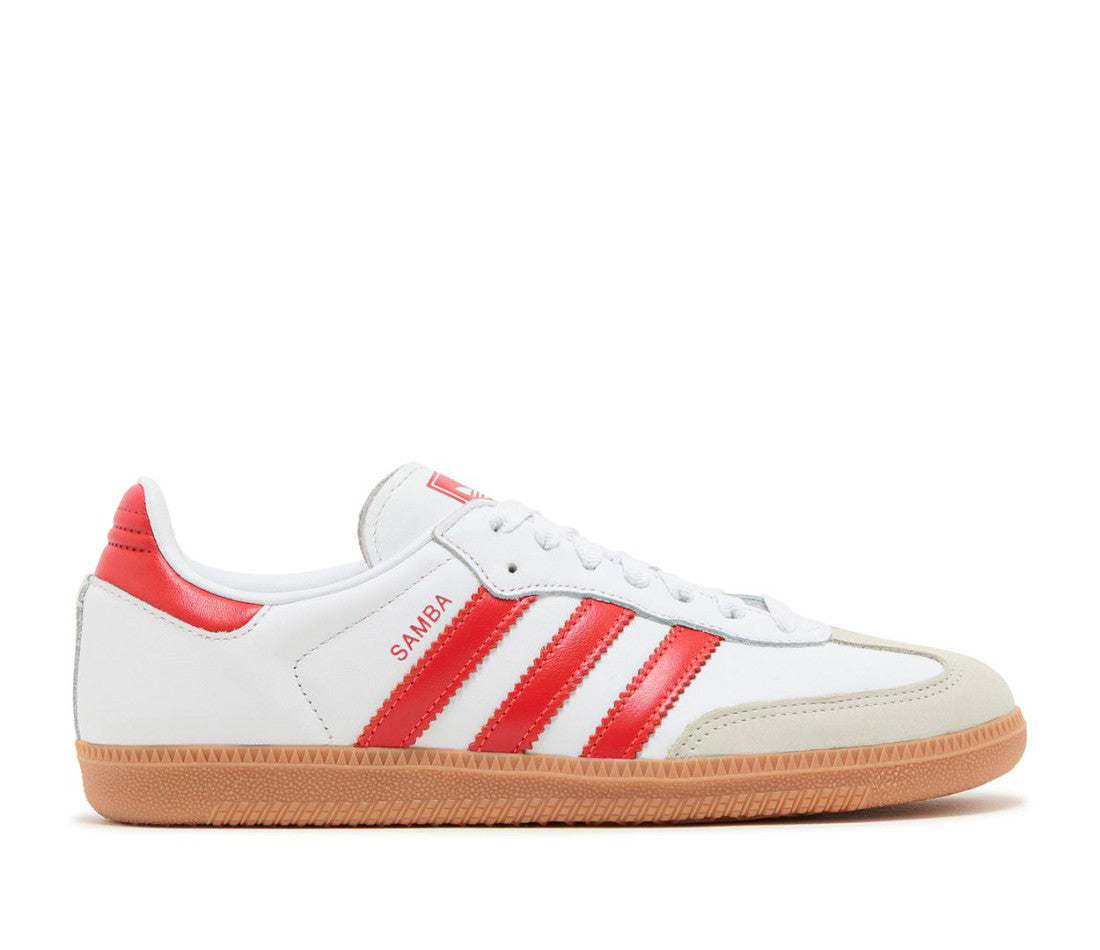 adidas Samba OG White Solar Red Gum (W)