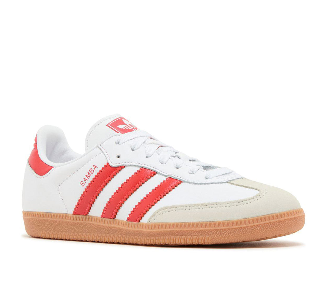 adidas Samba OG White Solar Red Gum (W)