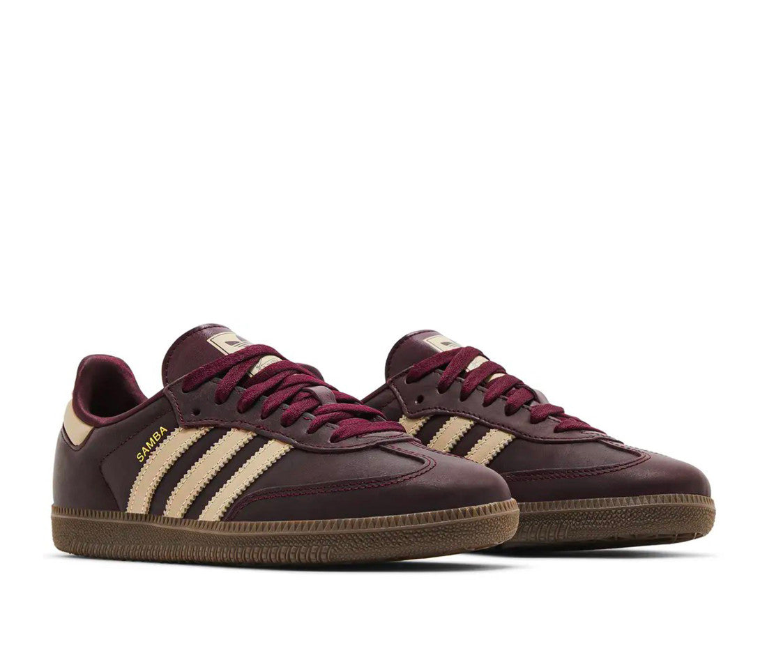 adidas Samba OG Maroon Crystal Sand (W)