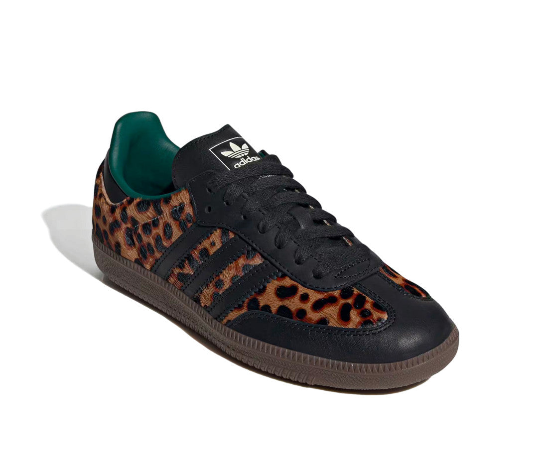 adidas Samba OG Black Green Leopard (W)