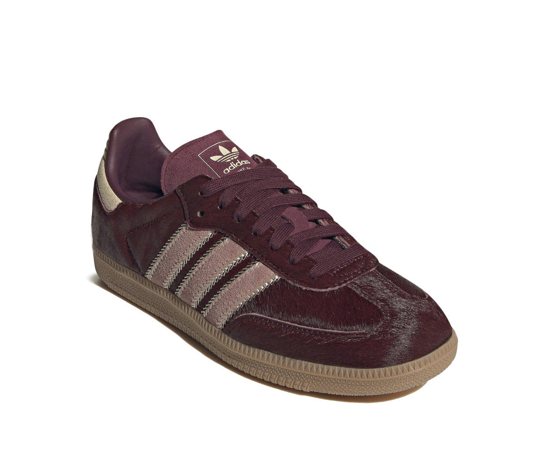 adidas Samba OG Maroon Sand Strata Pony (W)