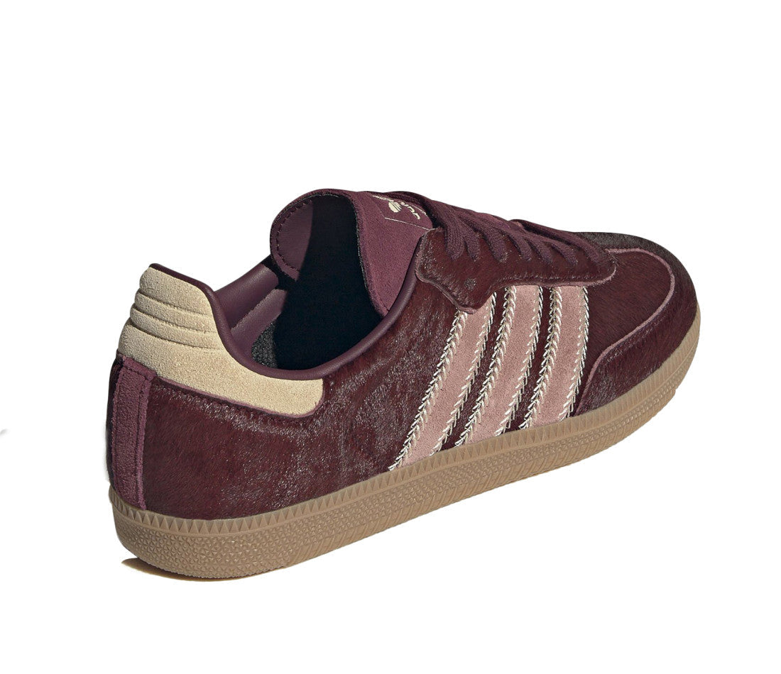 adidas Samba OG Maroon Sand Strata Pony (W)